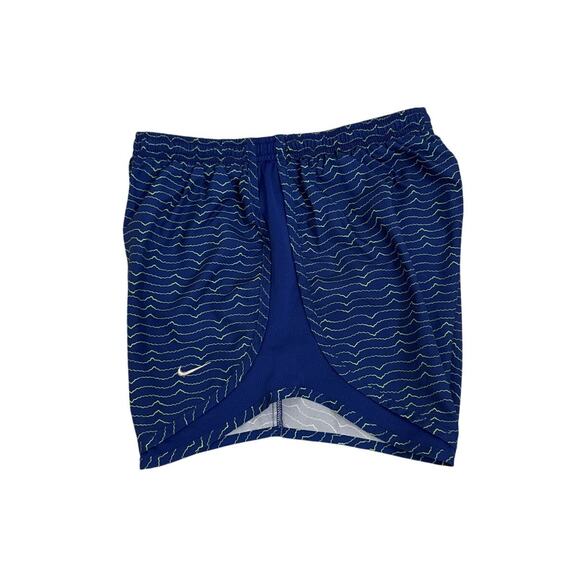 Nike DRI-FIT 3" Navy Blue Lined Drawstring Athletic Shorts Size Women's Small - Picture 2 of 4